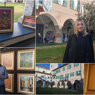 Ventimiglia, mostra d'arte collettiva in esposizione nel chiostro della chiesa di Sant'Agostino (Foto e video) Ventimiglia, mostra d'arte collettiva in esposizione nel chiostro della chiesa di Sant'Agostino (Foto e video)