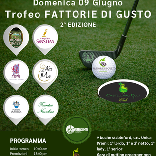 Castellaro: Confesercenti organizza un torneo di golf per sponsorizzare le aziende enogastronomiche locali