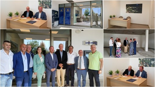 Ventimiglia, Cala del Forte consegna al Comune un locale. Di Muro: "Gestiremo l'ufficio turistico insieme" (Foto e video)