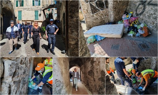 Abbandono dei rifiuti e discariche abusive, controlli serrati a Ventimiglia: blitz nel centro storico (Foto e video) Abbandono dei rifiuti e discariche abusive, controlli serrati a Ventimiglia: blitz nel centro storico (Foto e video)