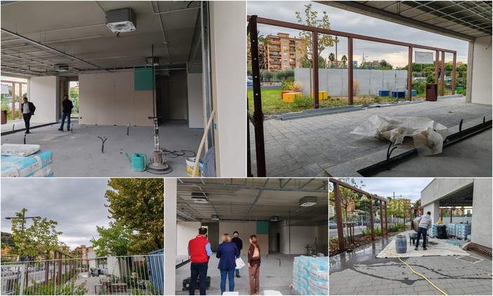 Nuova biblioteca a Vallecrosia, al via i lavori. Biasi: "Inaugurazione a fine anno" (Foto e video)