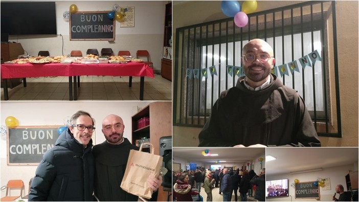 "Buon compleanno!": Bordighera festeggia padre Faustino (Foto e video)