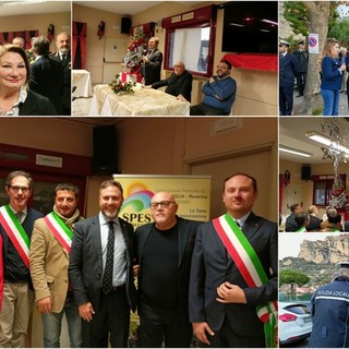 Scambio di auguri con le autorità alla Spes, il prefetto di Imperia a Ventimiglia: "A gennaio la consegna dei beni confiscati ai Pellegrino" (Foto e video)