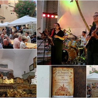 Al via "Un Paese di Sapori”: buona cucina e musica animano Bordighera Alta (Foto e video)