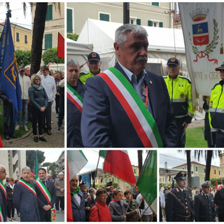 Diano Marina: oggi la celebrazione del 25 aprile con i sindaci del golfo (foto)