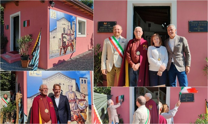 Dedicata a Luigino Maccario la nuova sede della Compagnia Balestrieri Città di Ventimiglia (Foto e video) Dedicata a Luigino Maccario la nuova sede della Compagnia Balestrieri Città di Ventimiglia (Foto e video)