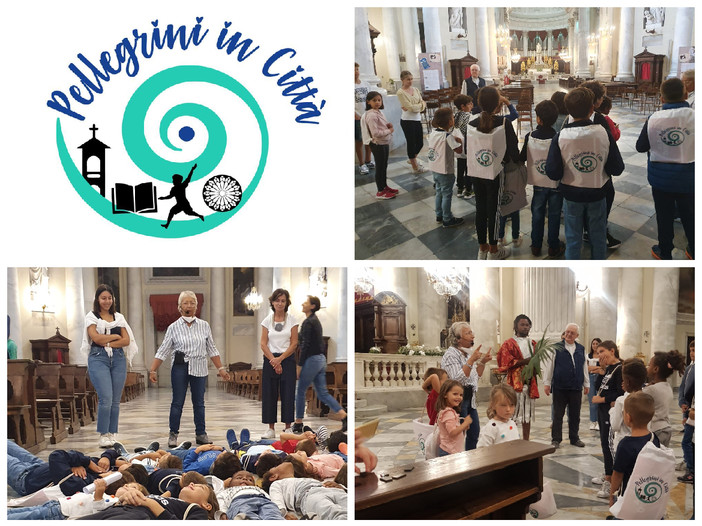 Imperia, bambini in pellegrinaggio alla cattedrale di San Maurizio. Monsignor Fabbris: “Viaggio avventuroso tra le bellezze e la storia della città” (foto) Imperia, bambini in pellegrinaggio alla cattedrale di San Maurizio. Monsignor Fabbris: “Viaggio avventuroso tra le bellezze e la storia della città” (foto)