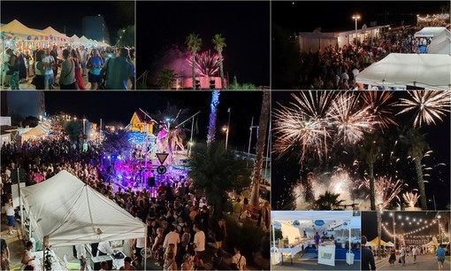 'Notte blu' e 'Riviera Beer Festival' animano Vallecrosia, omaggio a Hans Zimmer con lo spettacolo piromusicale (Foto e video)