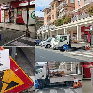 Bordighera, lavori dal 'Despar': scatta il divieto di sosta in via Pasteur (Foto) Bordighera, lavori dal 'Despar': scatta il divieto di sosta in via Pasteur (Foto)