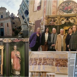 L'ancona 'ritrovata' di Vallebona: restaurata un'antica pala d’altare lignea (Foto e video)