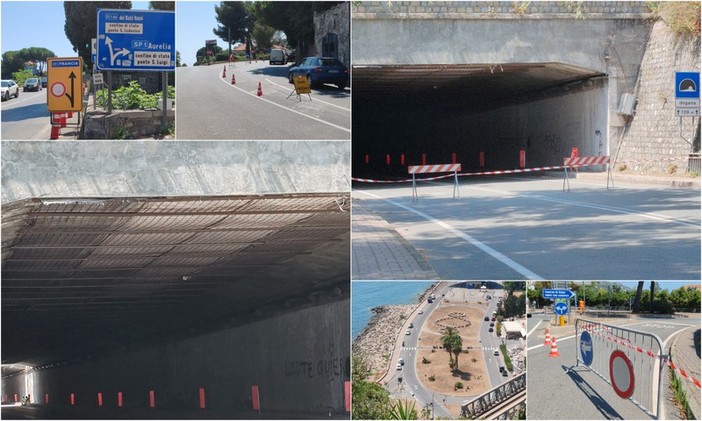 Ventimiglia, galleria 'Dogana' danneggiata: rimane chiusa la strada da Latte al confine (Foto e video) Ventimiglia, galleria 'Dogana' danneggiata: rimane chiusa la strada da Latte al confine (Foto e video)