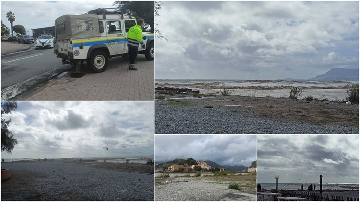 Mareggiata a Ventimiglia, migranti troppo vicini alla foce del Roya: allontanati (Foto) Mareggiata a Ventimiglia, migranti troppo vicini alla foce del Roya: allontanati (Foto)