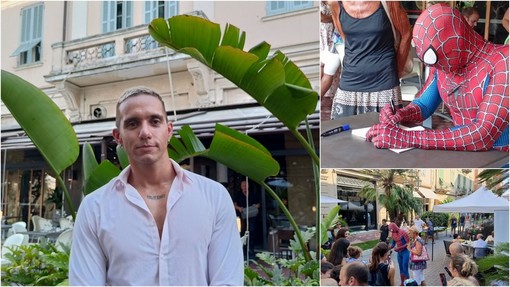 'Spider-Man dei bimbi' al Bordighera Book Festival, Mattia Villardita si racconta (Foto e video)