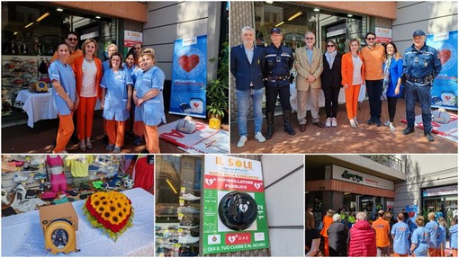 Bordighera, salvare vite: nuovo defibrillatore per la comunità (Foto e video)