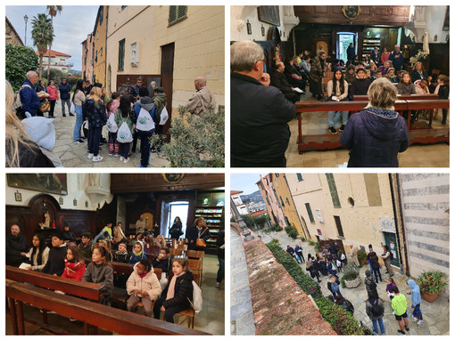 Imperia, 'audiomessaggio' di San Leonardo ai Pellegrini in città. Cristina Tealdi: "Occasione per conoscerne la vita" (foto) Imperia, 'audiomessaggio' di San Leonardo ai Pellegrini in città. Cristina Tealdi: "Occasione per conoscerne la vita" (foto)