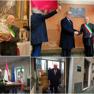 Perinaldo si riavvicina ai Grimaldi, il principe Alberto II visita il borgo (Foto e video)