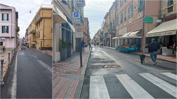 Bordighera, 'Budello' zona pedonale: scatta un sondaggio social (Foto)