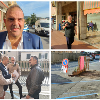 Divieto di sosta in via Trento a Imperia, commercianti sulle barricate: “No, così si chiude”  (foto e video)