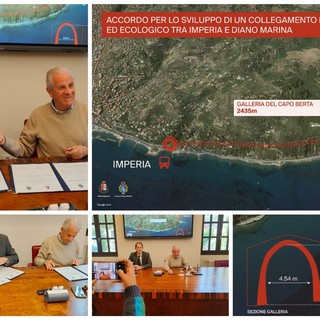 Un bus elettrico nella galleria del Berta per collegare Imperia con Diano Marina: intesa Scajola - Za Garibaldi (foto e video) Un bus elettrico nella galleria del Berta per collegare Imperia con Diano Marina: intesa Scajola - Za Garibaldi (foto e video)