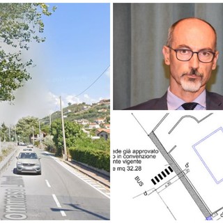 Imperia, ai Piani arriva il nuovo marciapiede: si viaggia a senso unico alternato Imperia, ai Piani arriva il nuovo marciapiede: si viaggia a senso unico alternato