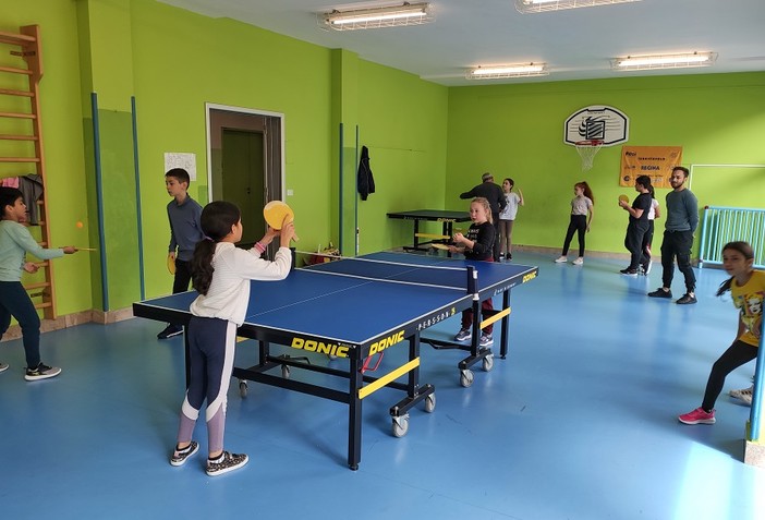 Tennistavolo: l’Istituto Comprensivo Sanremo Levante aderisce al Progetto Racchette in Classe 2024 (foto)