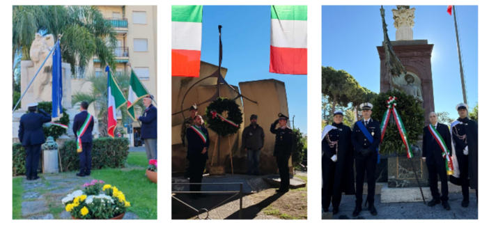 Bordighera, Vallecrosia e Ventimiglia celebrano il 4 novembre (Foto e video)