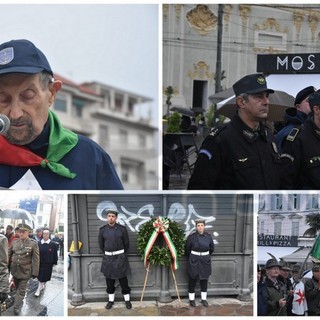 Sanremo: in piazza Colombo le celebrazioni per l’Unità Nazionale e della Giornata delle Forze Armate (foto)