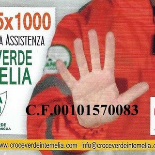 Ventimiglia: 5x1000, la Croce Verde Intemelia ha raddoppiato la cifra raccolta rispetto all'anno passato Ventimiglia: 5x1000, la Croce Verde Intemelia ha raddoppiato la cifra raccolta rispetto all'anno passato
