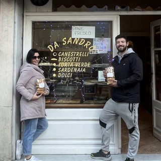 Pasta fresca Morena presente a Taggia per la festa dei Furgari con Martin Bruno ed Erika Rossello