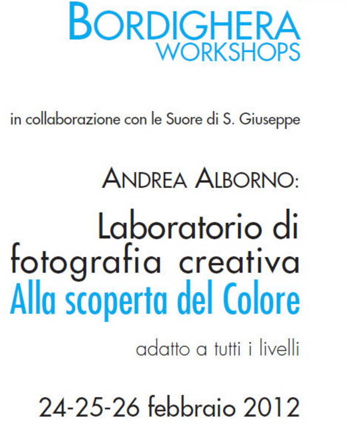 Da venerdì a domenica un laboratorio di fotografia creativa di Andrea Alborno a Bordighera