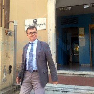 Il Pm Alberto Lari all'uscita dal carcere dove ha incontrato Garibizzo