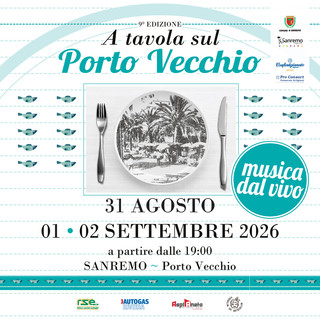Sanremo, tre serate di cucina e musica: al via "A tavola sul Porto Vecchio" Sanremo, tre serate di cucina e musica: al via "A tavola sul Porto Vecchio"