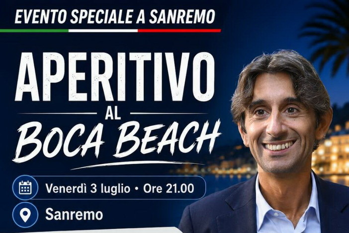 Sanremo, al Boca Beach il confronto con l’On. Giovanni Donzelli: focus su immigrazione, sicurezza e territorio Sanremo, al Boca Beach il confronto con l’On. Giovanni Donzelli: focus su immigrazione, sicurezza e territorio