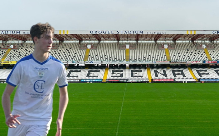 Calcio giovanile: il difensore della Sanremese Alessandro Biffi in prova al Cesena con la Primavera