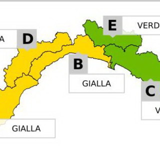 Confermate le notizie di ieri dall'Arpal: domani sera alle 20 scatta l'allerta 'gialla' per piogge e temporali Confermate le notizie di ieri dall'Arpal: domani sera alle 20 scatta l'allerta 'gialla' per piogge e temporali