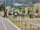 Le attrezzature a lato della ciclovia Le attrezzature a lato della ciclovia