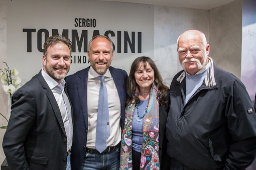 Da sinistra: Alessandro Piana, Sergio Tommasini, Sonia Viale e Marco Medlin