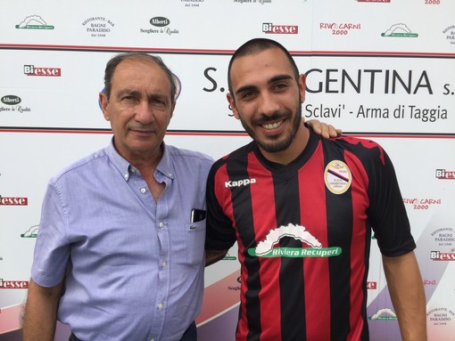 Nella foto il Direttore Sportivo dell'Argentina Arma Fameli con Armando Miceli