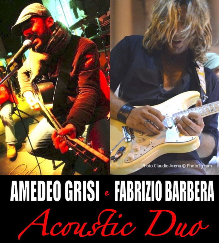 Sanremo: questa sera al 'Rolling Stone' di Portosole, concerto di Amedeo Grisi e Fabrizio Barbera Sanremo: questa sera al 'Rolling Stone' di Portosole, concerto di Amedeo Grisi e Fabrizio Barbera