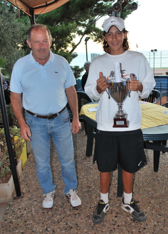 Alexei Popyrin ed il presidente Silvano Martella Alexei Popyrin ed il presidente Silvano Martella