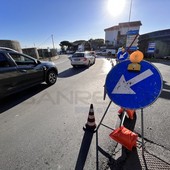 Aurelia Bis chiusa: coda chilometrica per entrare ad Arma di Taggia e traffico bloccato in centro
