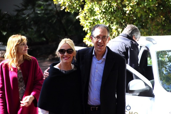 Alberto Biancheri con Antonella Clerici