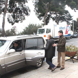 L'immagine dell'arresto di Francesco Bellavista Caltagirone