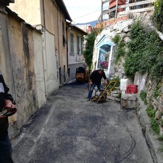 I lavori in strada Borgo I lavori in strada Borgo
