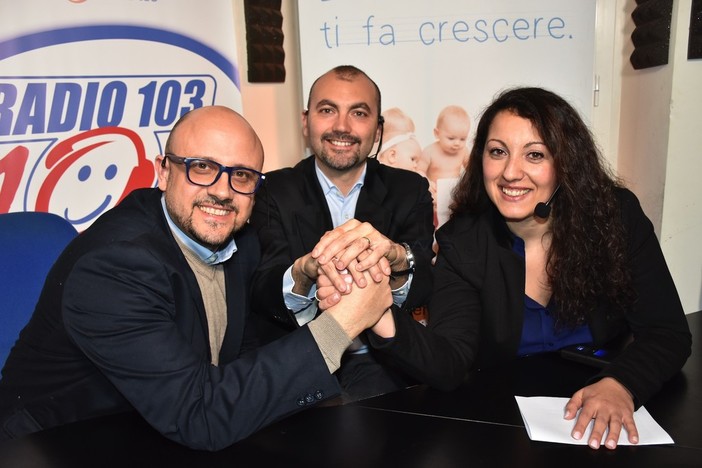 Alessandro Condò e Veronica Fimmanò con Federico Marchi