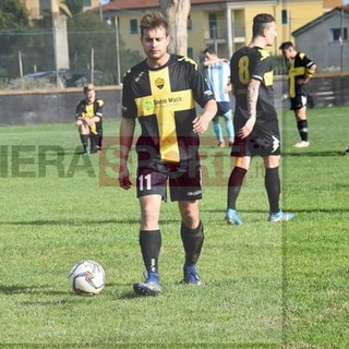 Nella foto Andrea Pippia, bomber del Cervo FC Nella foto Andrea Pippia, bomber del Cervo FC