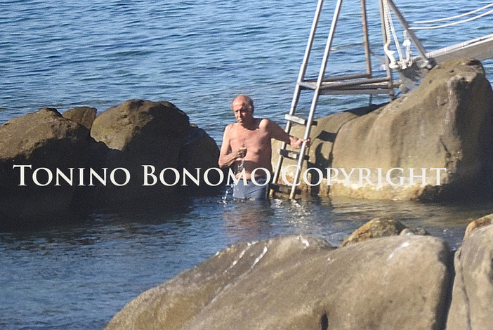 Adriano Celentano al Grand Hotel del Mare (Foto Tonino Bonomo)