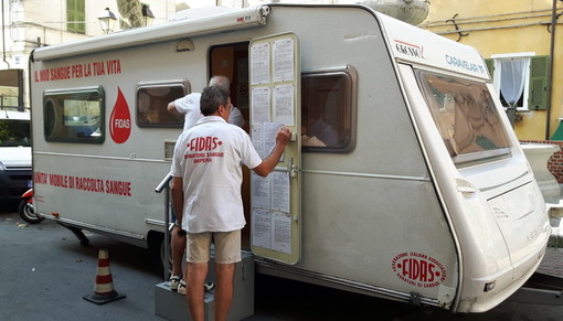 Domenica prossima a Santo Stefano al Mare la Fidas sarà in piazza per la raccolta di sangue trimestrale