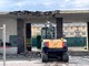 Sanremo: iniziata ieri pomeriggio la demolizione della struttura sul solettone di piazza Colombo (Foto e Video)