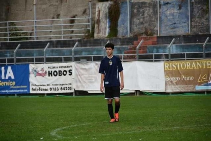 Anes Chariq, attaccante dell'Imperia Juniores